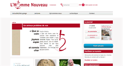 Desktop Screenshot of hommenouveau.fr